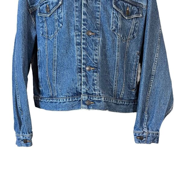 Vintage GAP USA American Flag Star Denim Jacket - Picture 4 of 13